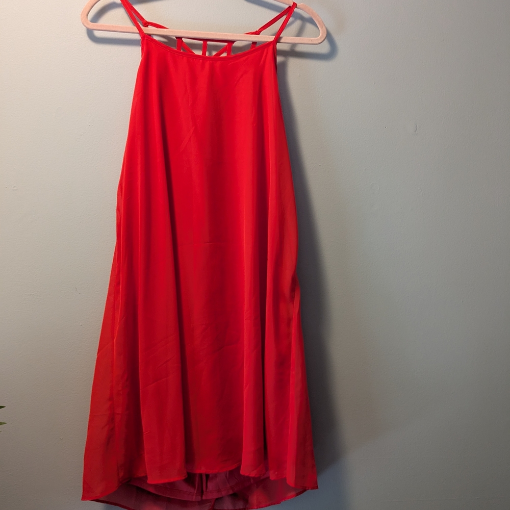 Red Sleeveless Dress